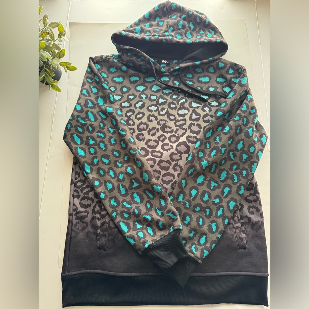 IMP animal print hoodie size M. Excellent condition.